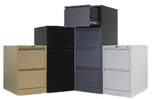 Steel drawer filing storage cabinets