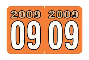 2009 Year Labels