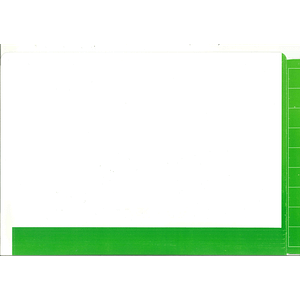 2D light green colour flap and spine file