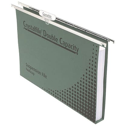 CRYSTALFILE® 111250CY COMPLETE SUSPENSION FILES FOOLSCAP DOUBLE Capacity 50 Pack