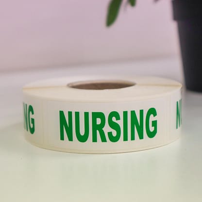 Ausrecord Nursing labels rolls of 500 70mm x 25mm